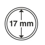 Капсули для монет 17mm із рантою 10 шт.Schulz Польща