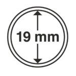 Капсули для монет 19mm без ранти 10 шт