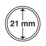 Капсули для монет 21mm без ранти 10 шт.