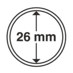 Капсули для монет 26mm без ранти на 1грн НБУ10 шт.Schulz Польща