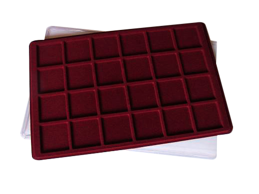 Планшет на 24 монети D=46mm  із прозорою кришкою Schulz Польща