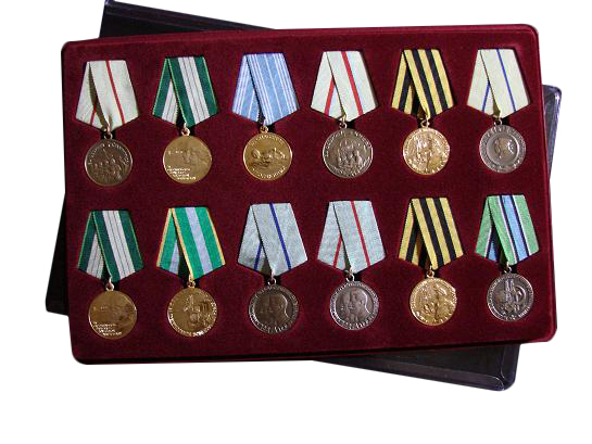 Планшет із прозорою кришкою на 12 медалей СРСР Schulz