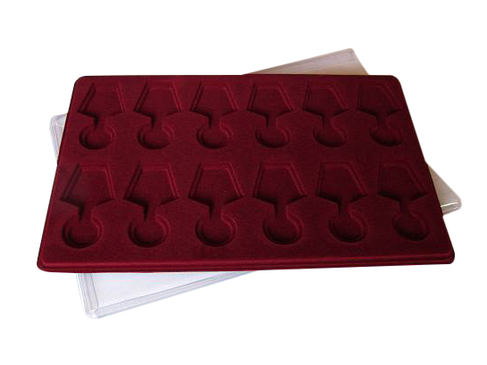 Планшет із прозорою кришкою на 12 медалей СРСР Schulz