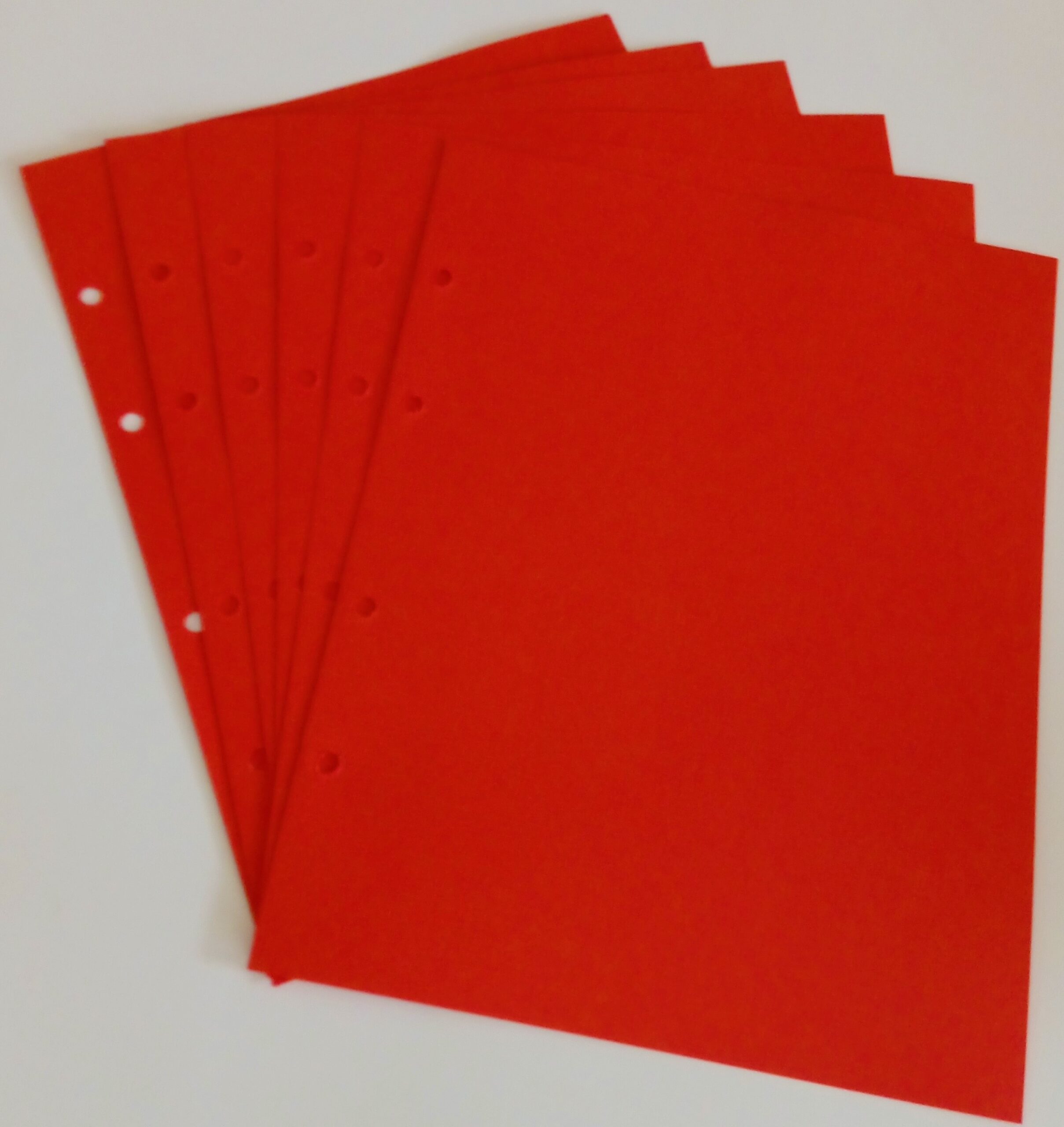 Лист прокладний червоний 278Х210mm формат А4 10шт.